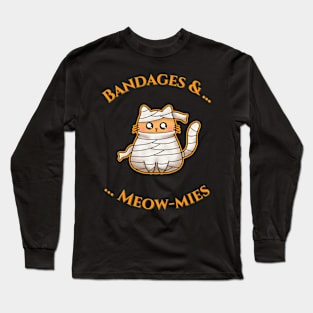 Bandages & Meow-mies Long Sleeve T-Shirt
